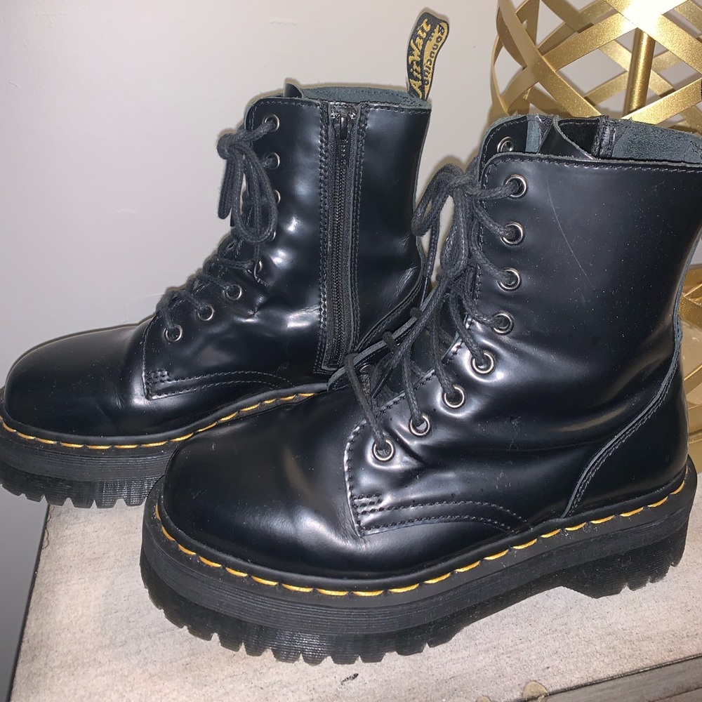 Doc Marten platform boots